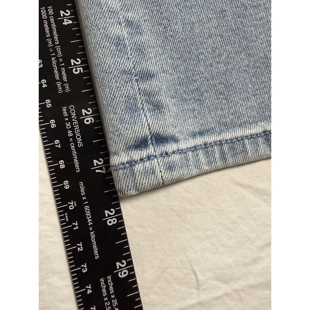Tory Burch Amy Embroidered Ribbon Flare Jeans Button Fly Light Wash Size 24 EUC - Picture 10 of 15